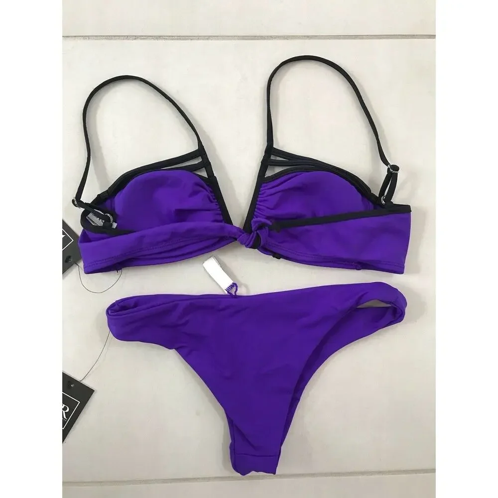 Young & Reckless Veronique Pleated Padded Bikini Set Swim